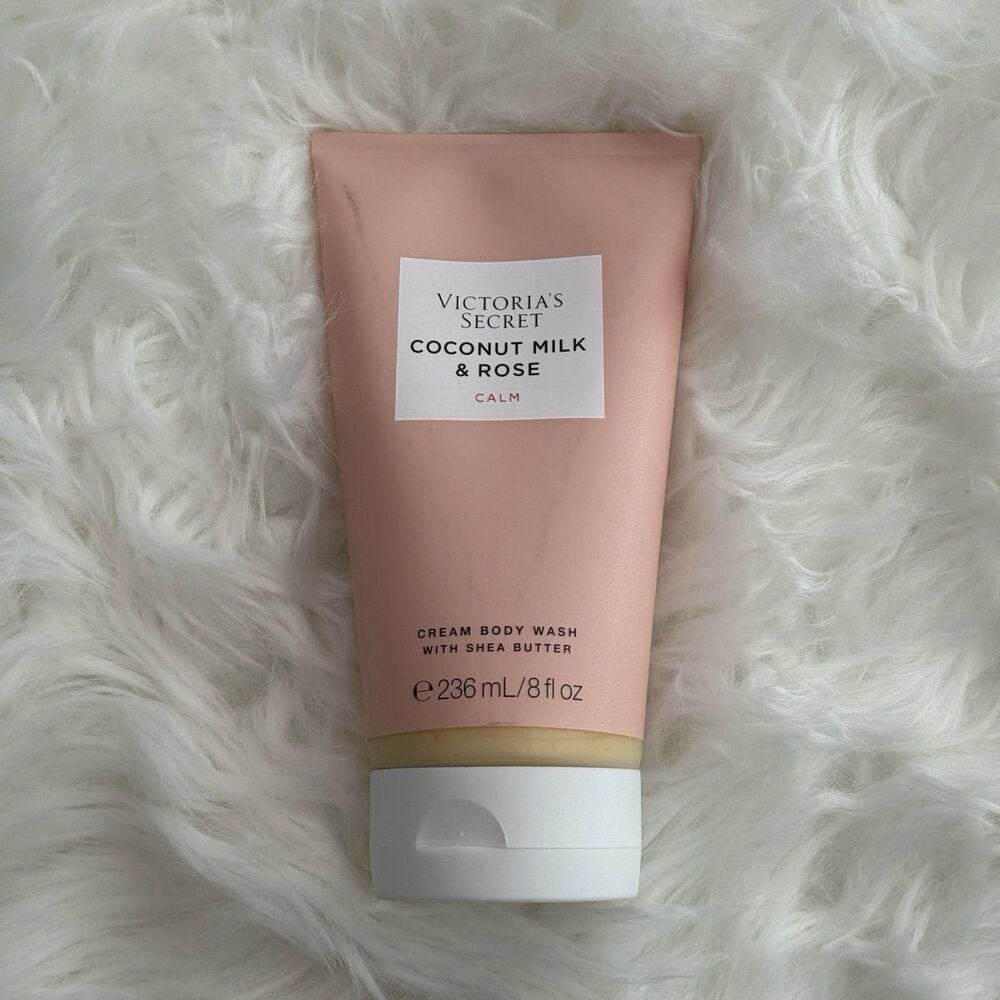 Victoria's Secret Coconut Milk & Rose Calm Cream Body Wash 8 Fl Oz